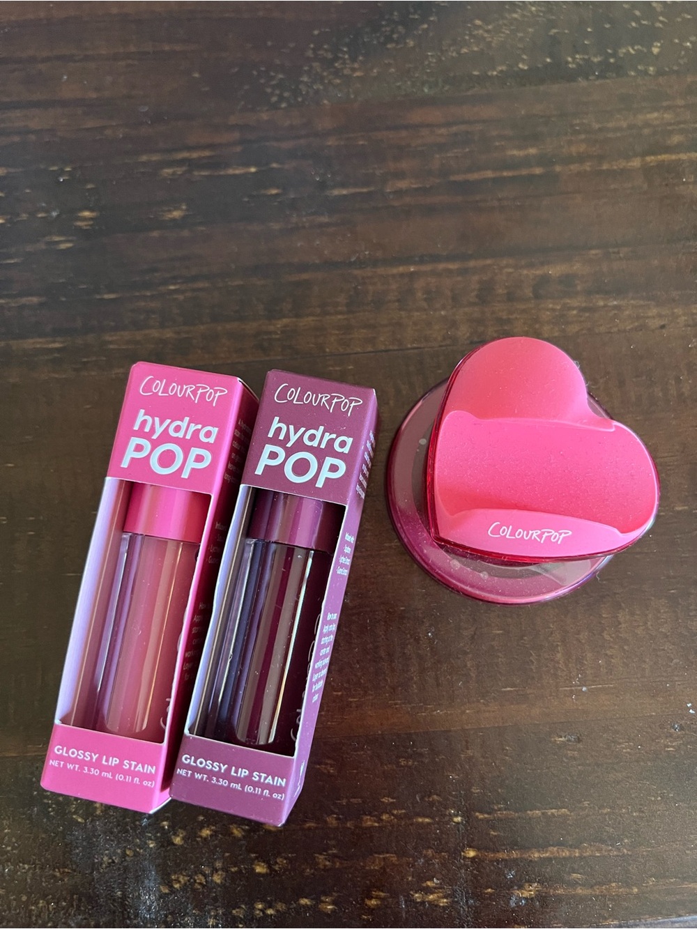 BNWT - Colour pop glossy lipstains and phone grip!